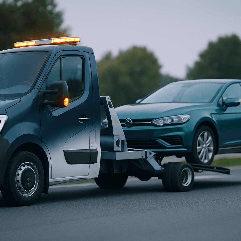 Grúas y Auxilio Vial — servicio profesional a domicilio